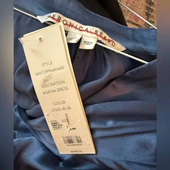 Veronica Beard Agatha Silk Satin Wrap Dress